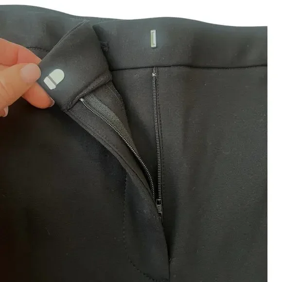 Calvin Klein Flat Front Ponte Ankle Dress Pants | Plus 24W, Black NEW! - Picture 6 of 16